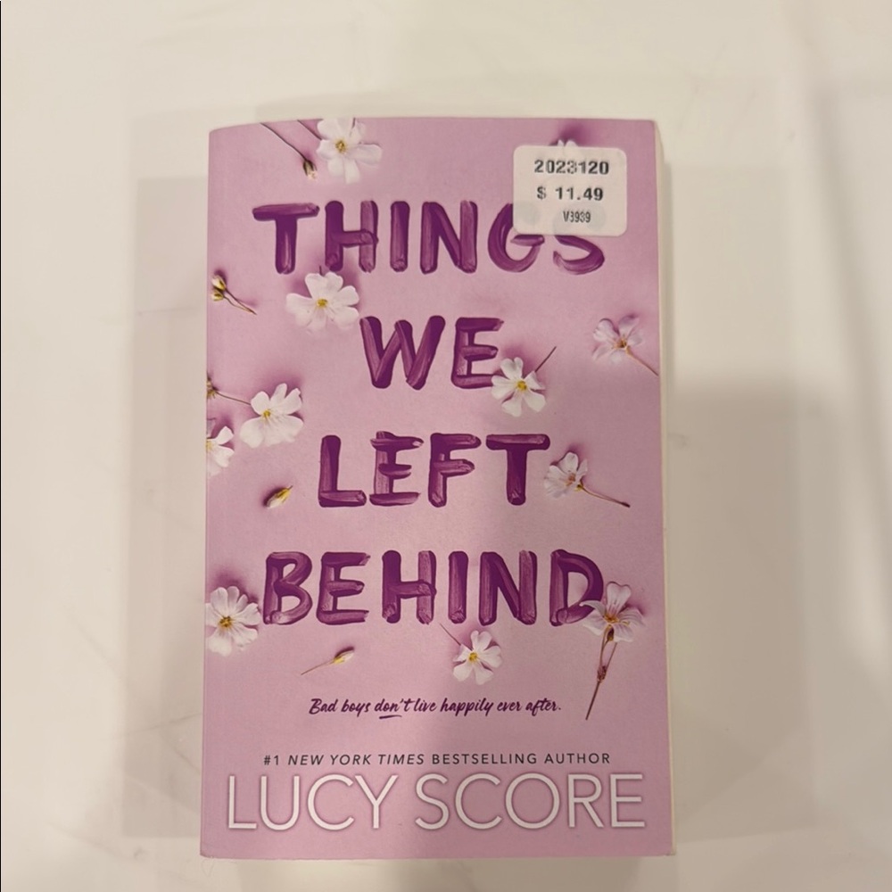 Pink 'Things We Left Behind' Book by Lucy Score